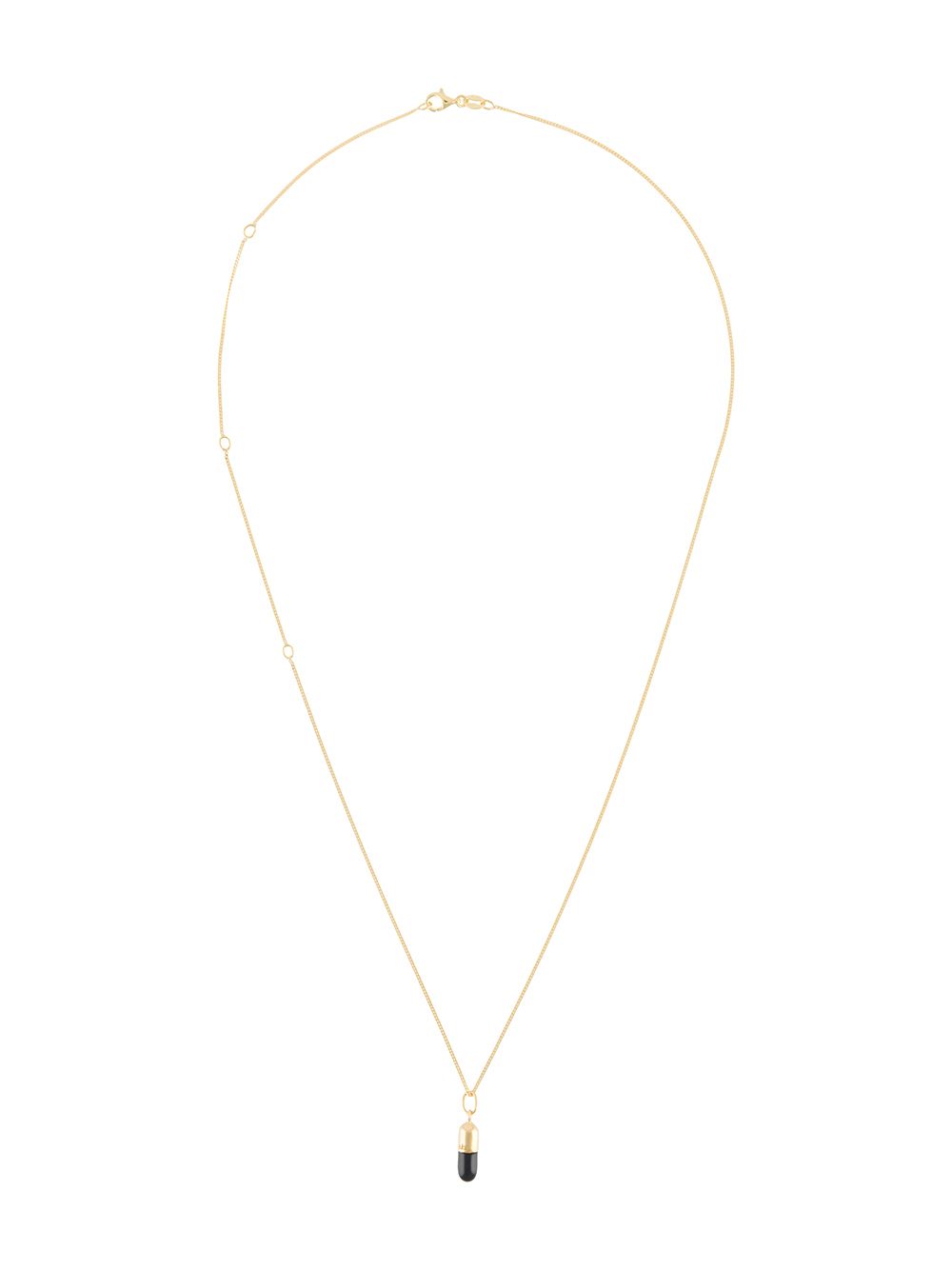 True Rocks Pill pendant necklace - Gold von True Rocks