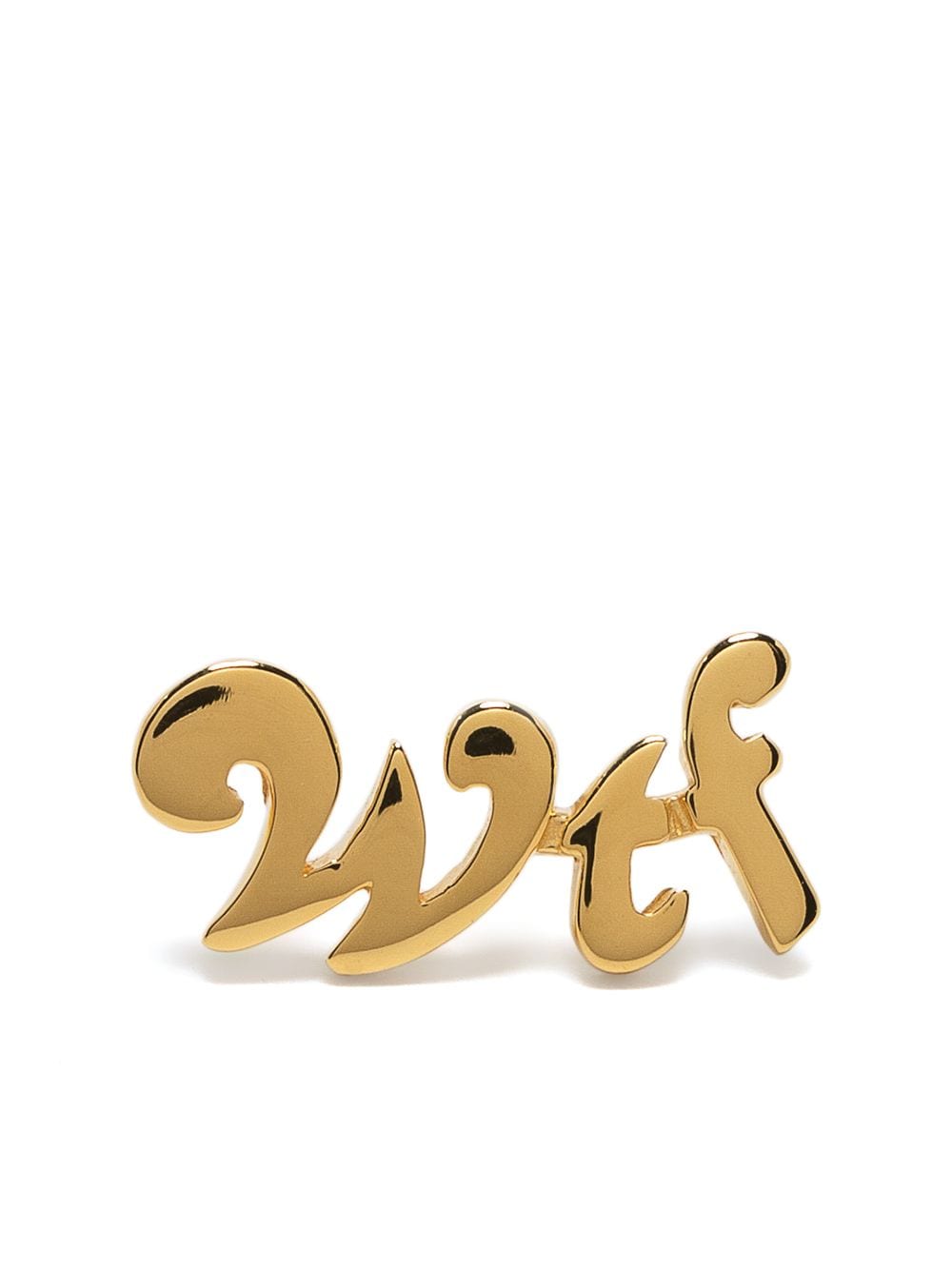 True Rocks WTF stud earring - Gold von True Rocks