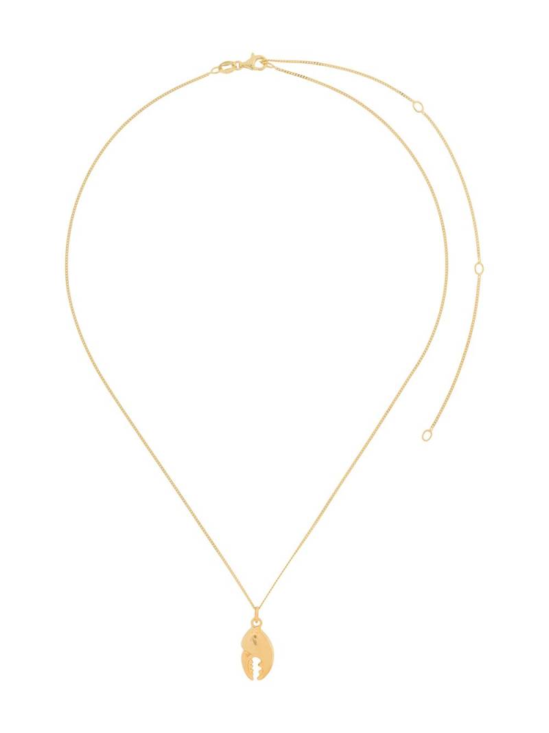 True Rocks crab claw necklace - Gold von True Rocks