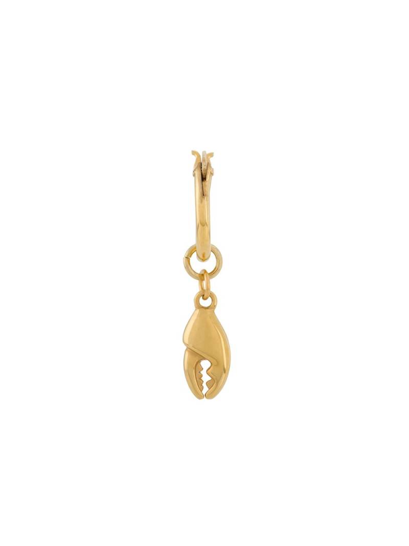 True Rocks crab claw single earring - Gold von True Rocks