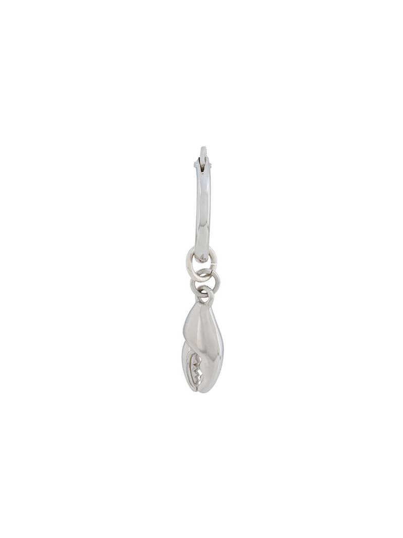 True Rocks crab claw single earring - Silver von True Rocks