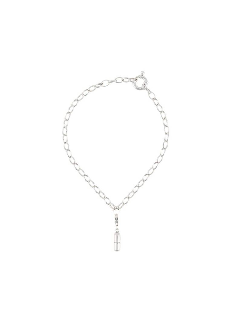 True Rocks pill charm chain bracelet - Silver von True Rocks