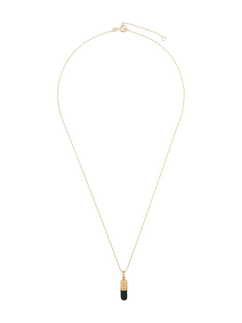 True Rocks pill pendant necklace - Gold von True Rocks