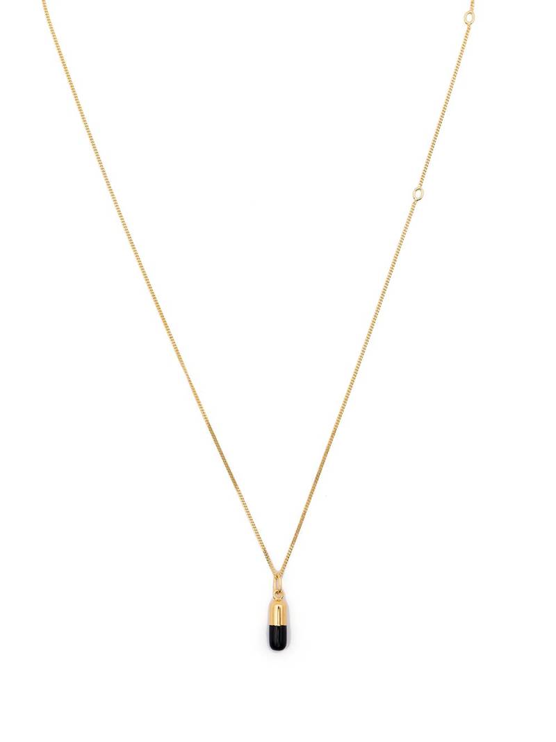 True Rocks pill pendant necklace - Gold von True Rocks