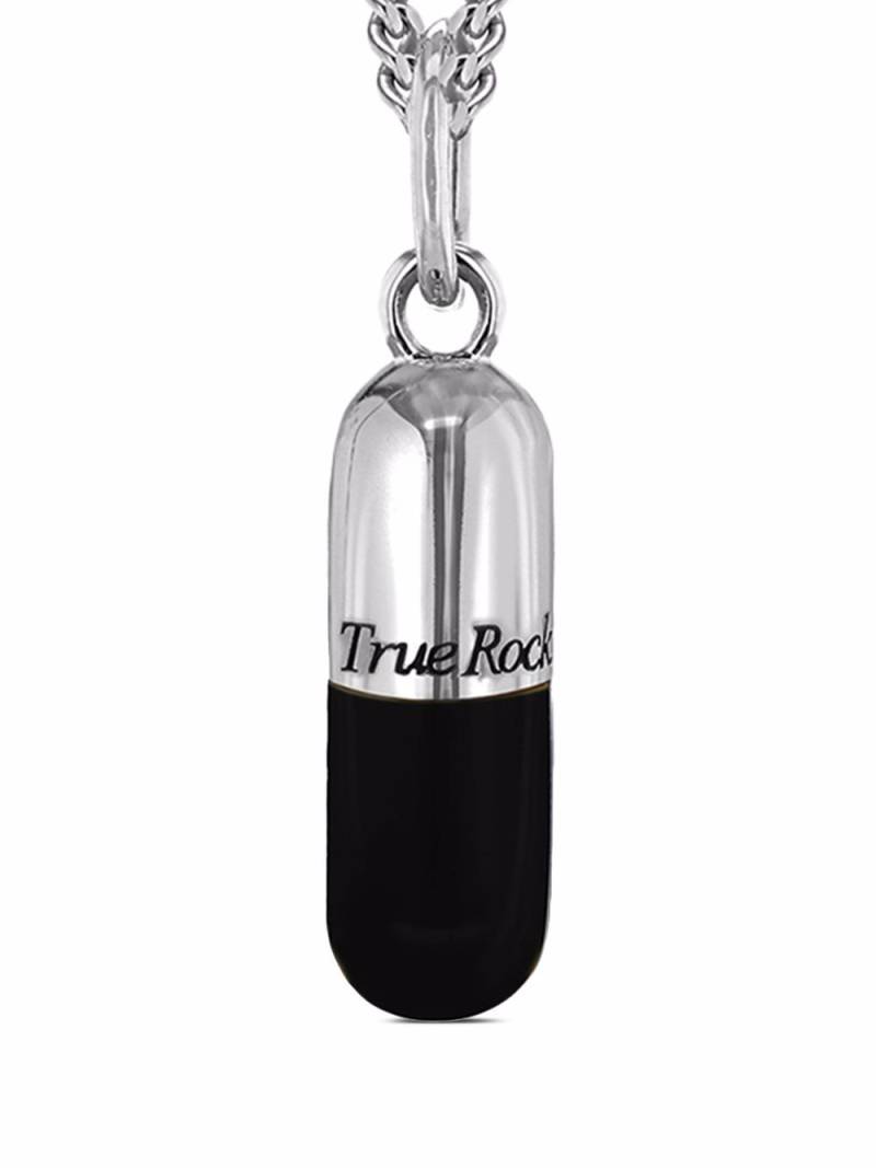 True Rocks pill pendant necklace - Silver von True Rocks