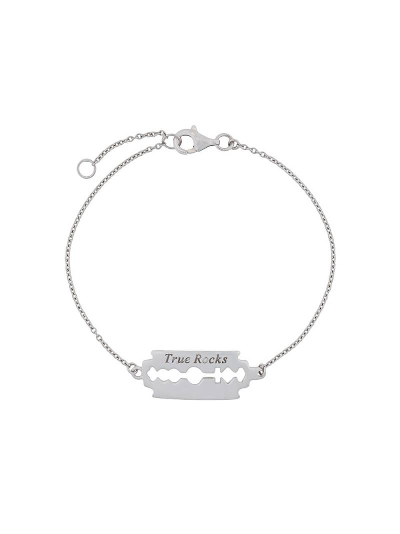 True Rocks razor blade bracelet - Metallic von True Rocks