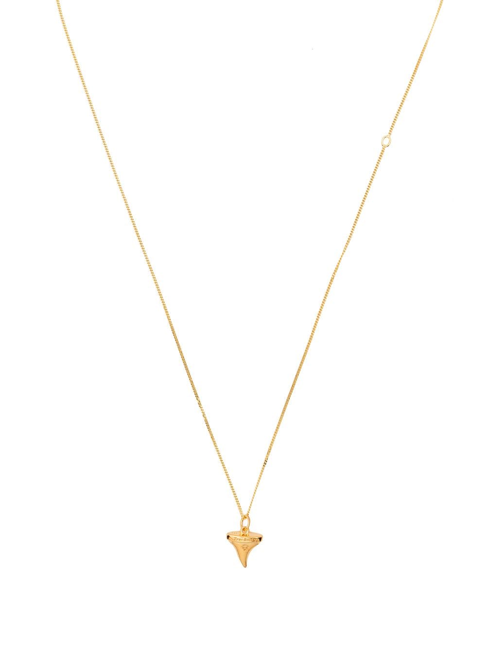 True Rocks shark tooth pendant necklace - Gold von True Rocks