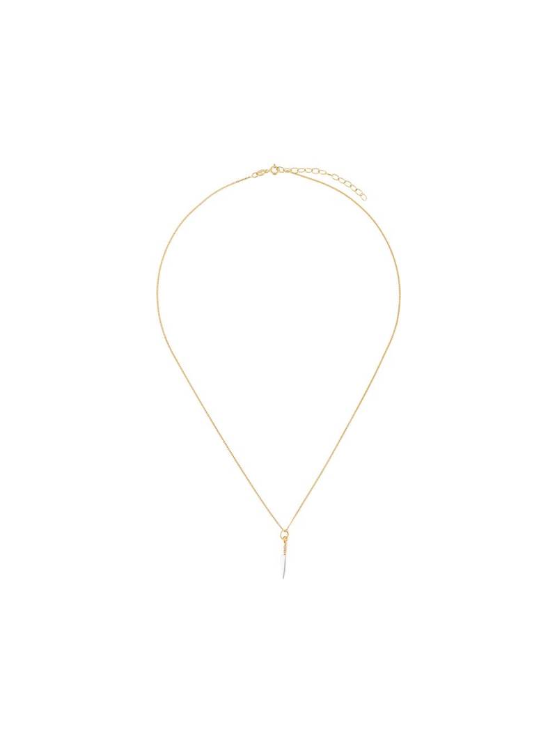 True Rocks two tone knife necklace - Gold von True Rocks