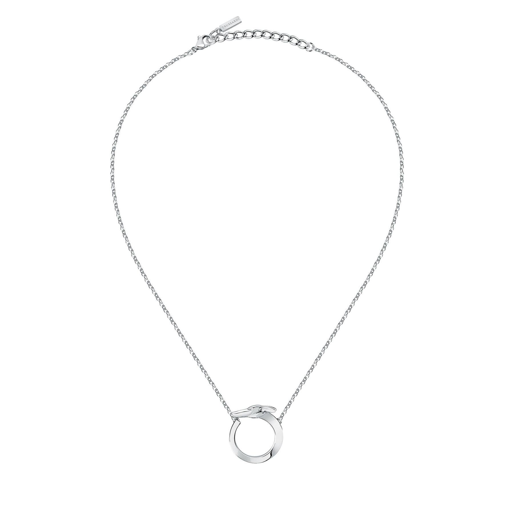 Halskette Trussardi TJAXB02 Silberfarben Halskette Trussardi TJAXB02 Silberfarben von Trussardi