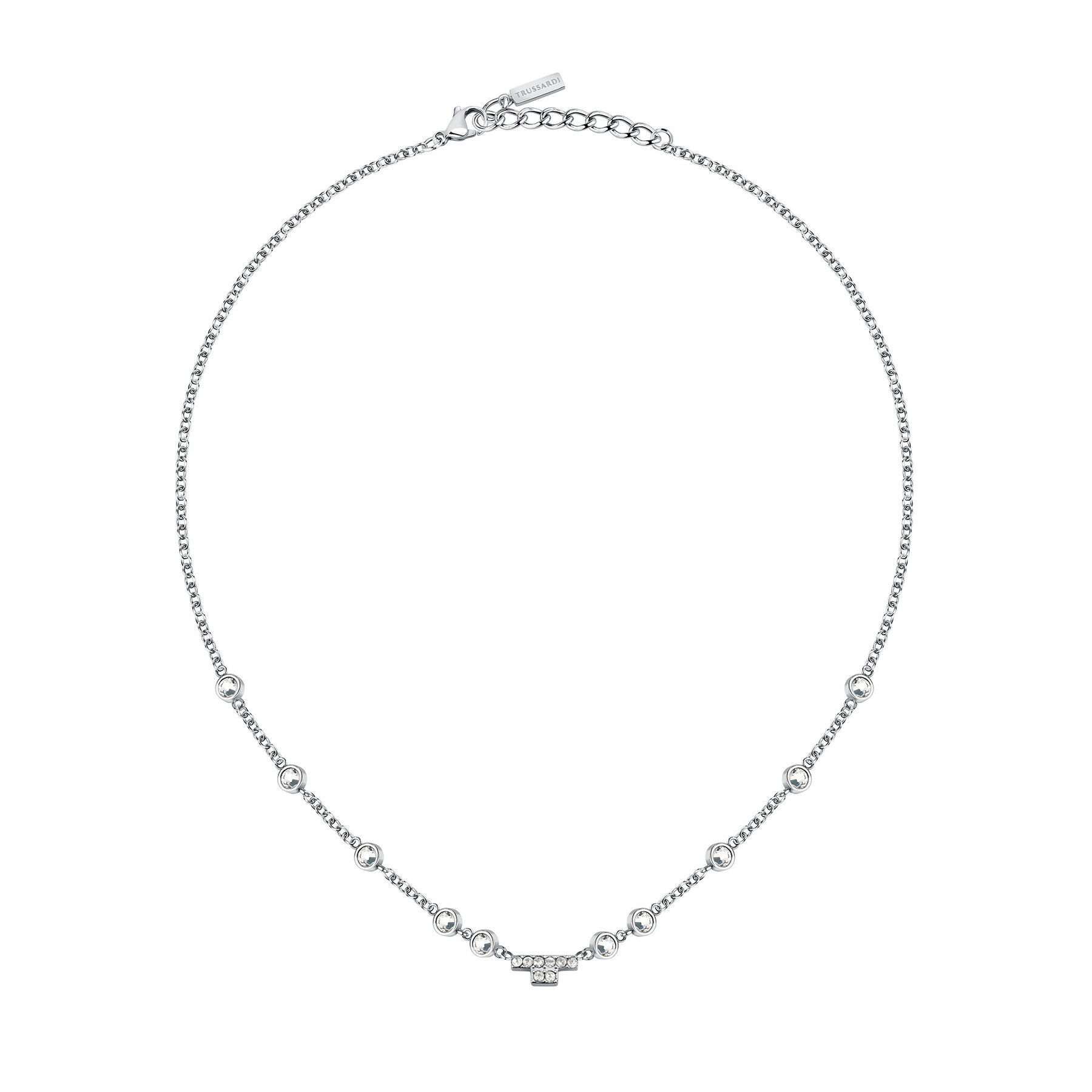 Halskette Trussardi TJAXC04 Silberfarben Halskette Trussardi TJAXC04 Silberfarben von Trussardi