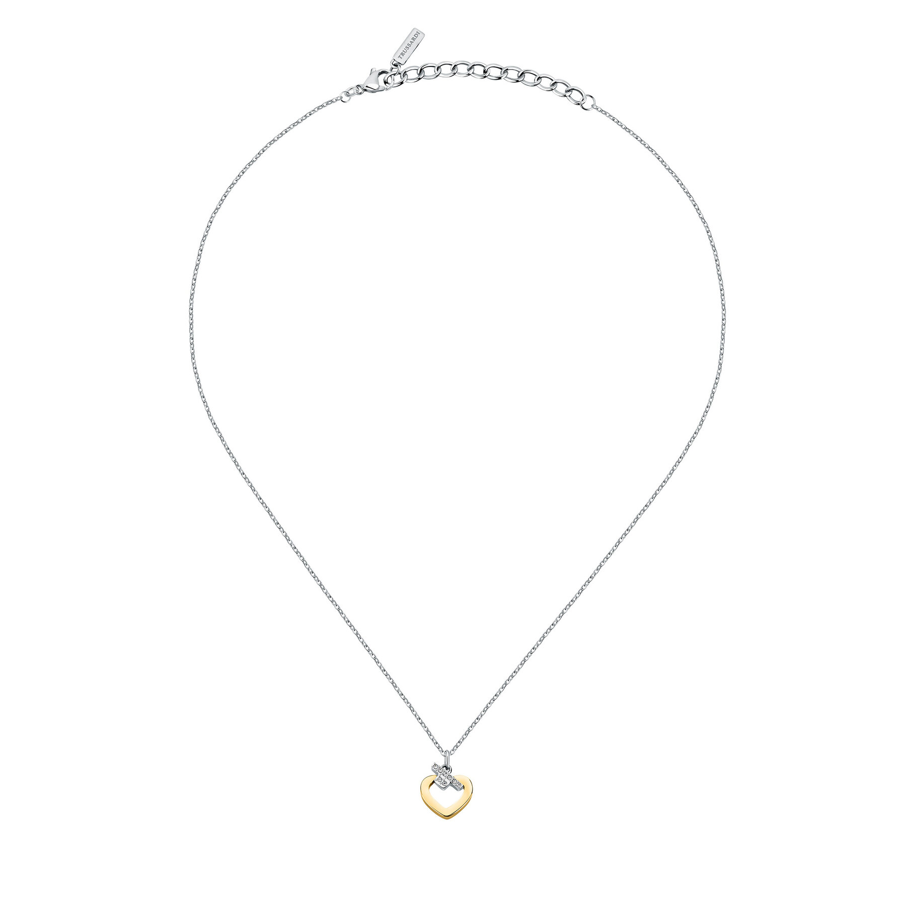 Halskette Trussardi TJAXC45 Silberfarben Halskette Trussardi TJAXC45 Silberfarben von Trussardi
