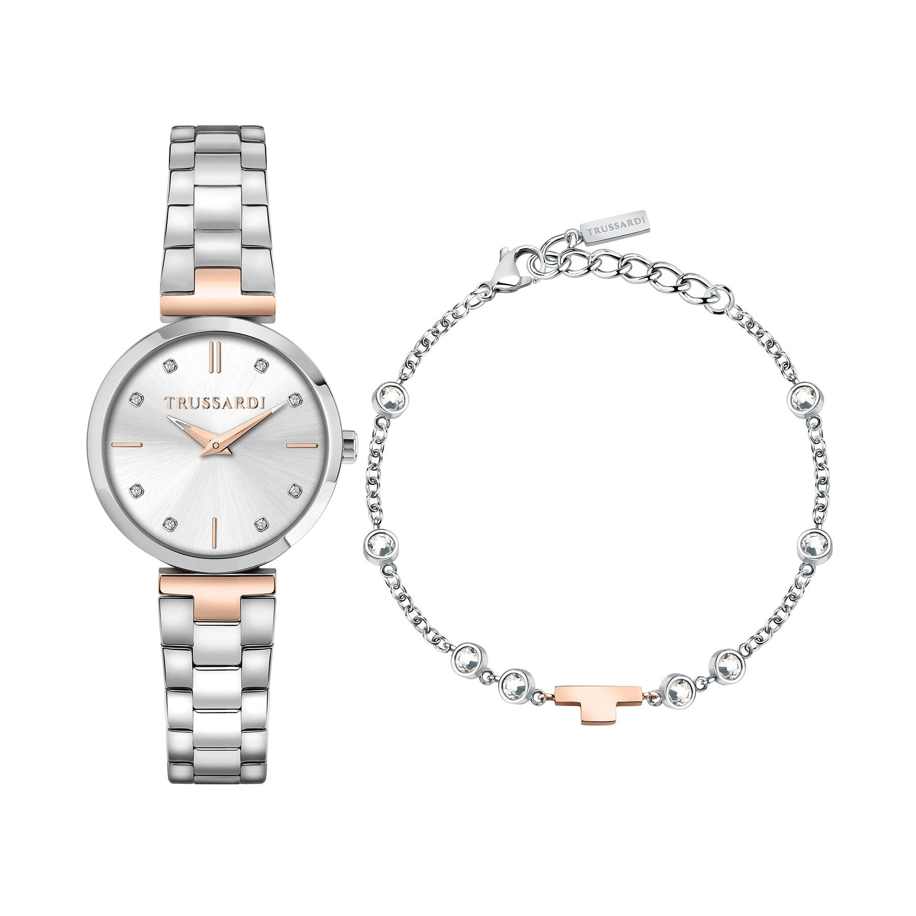 Uhr und Armband Set Trussardi R2453164508 Silberfarben Uhr und Armband Set Trussardi R2453164508 Silberfarben von Trussardi