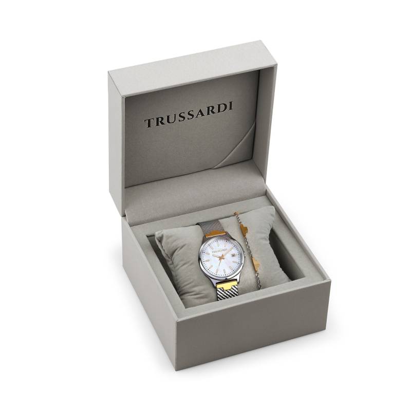 Uhr und Armband Set Trussardi R2453170503 Silberfarben von Trussardi