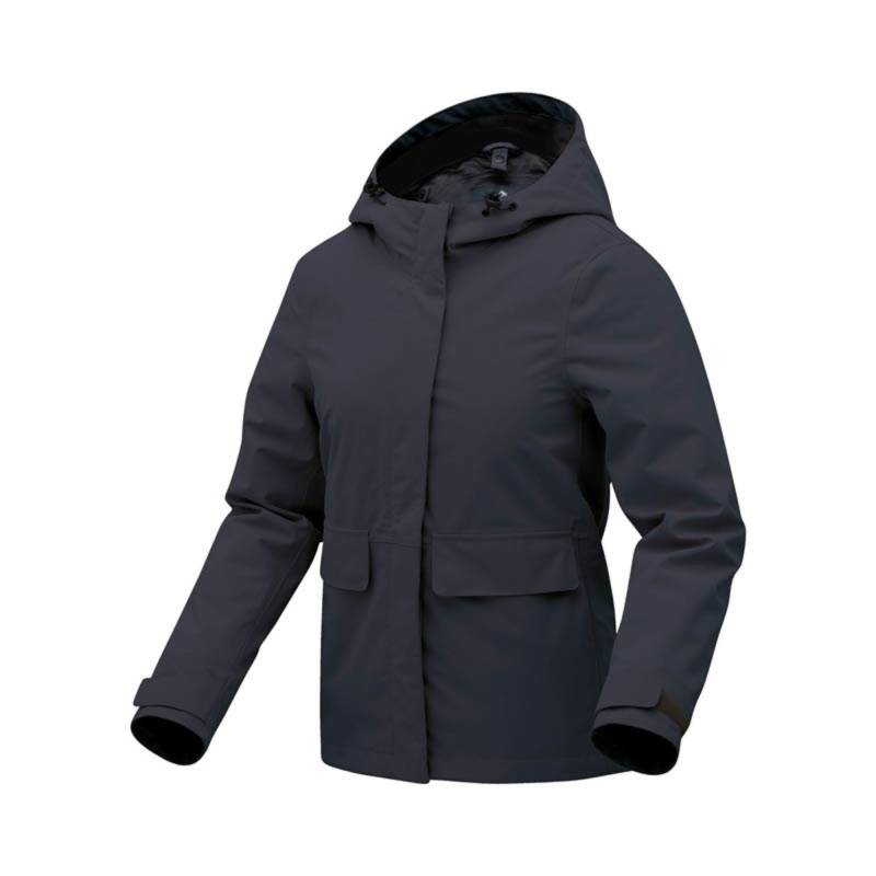 Regenjacke Frauen Urbana District Unisex Dunkelblau L von Tucano Urbano