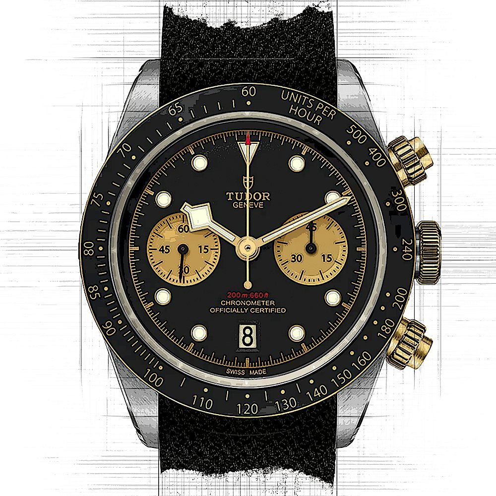 Tudor Black Bay Chrono S&G von Tudor