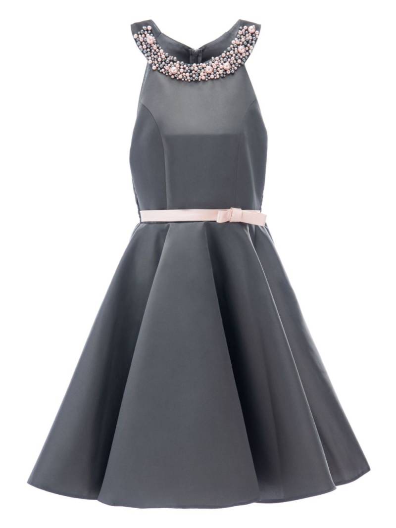 Tulleen Cardona pearl-embellished dress - Grey von Tulleen