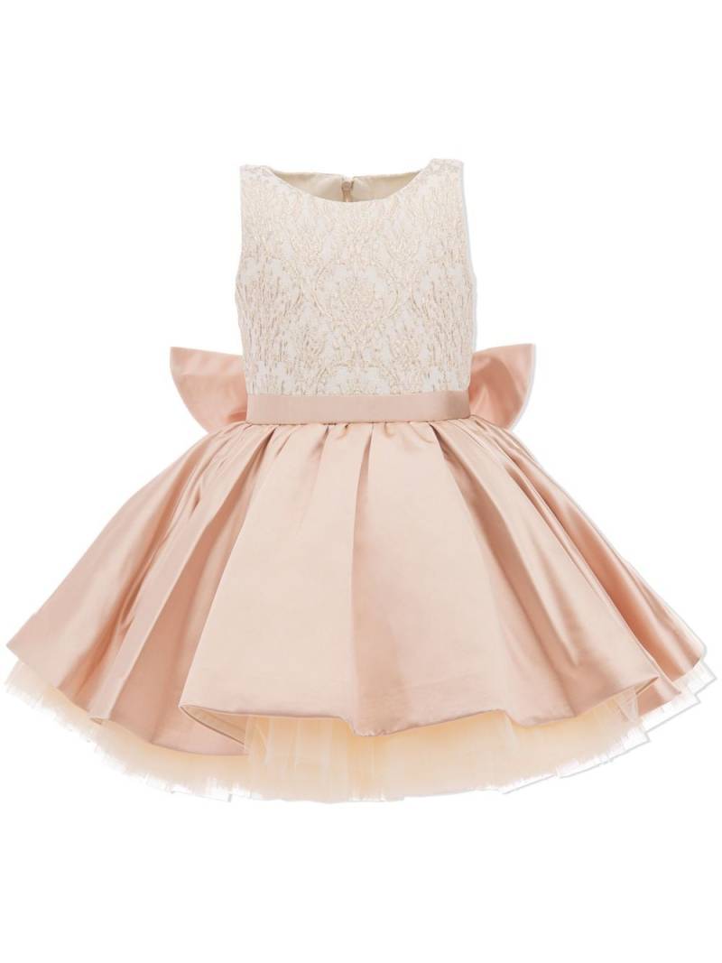 Tulleen Elwood satin bow dress - Pink von Tulleen