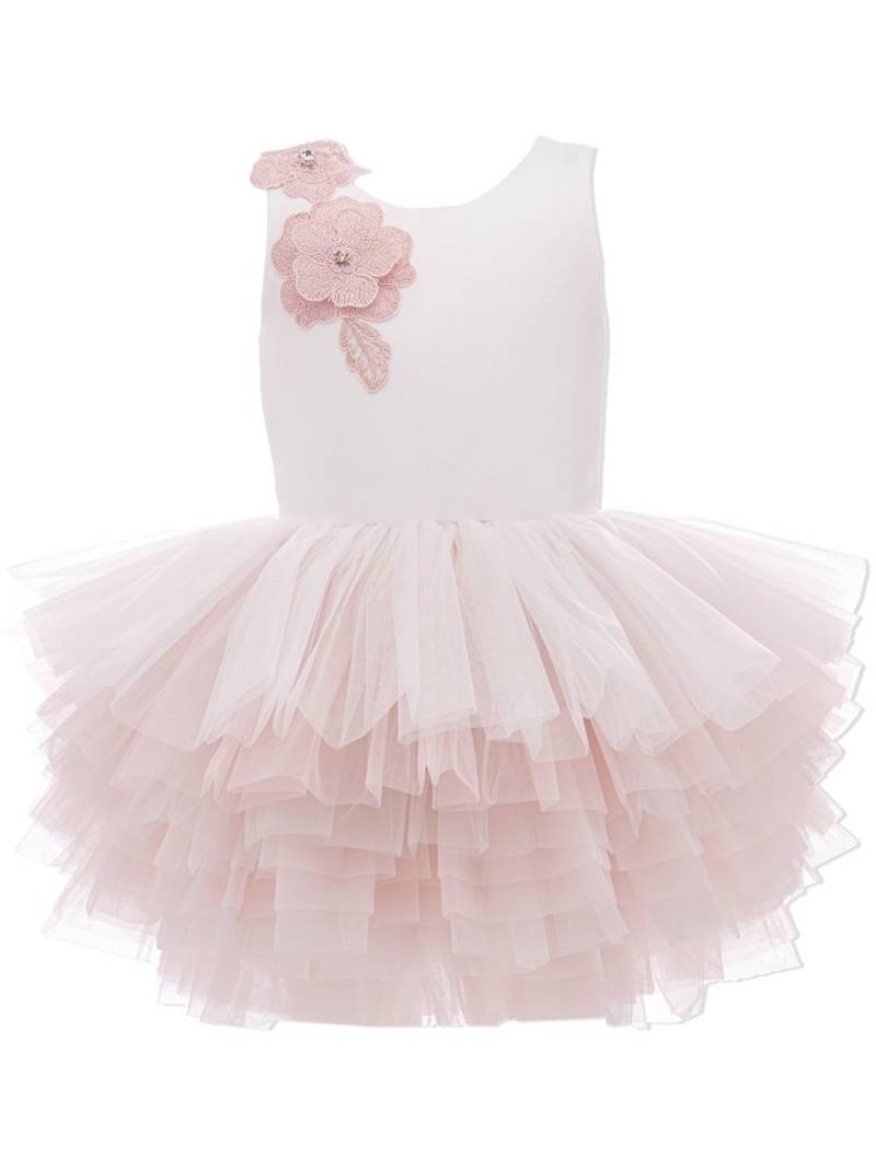 Tulleen Littlebrook floral tulle dress - Pink von Tulleen