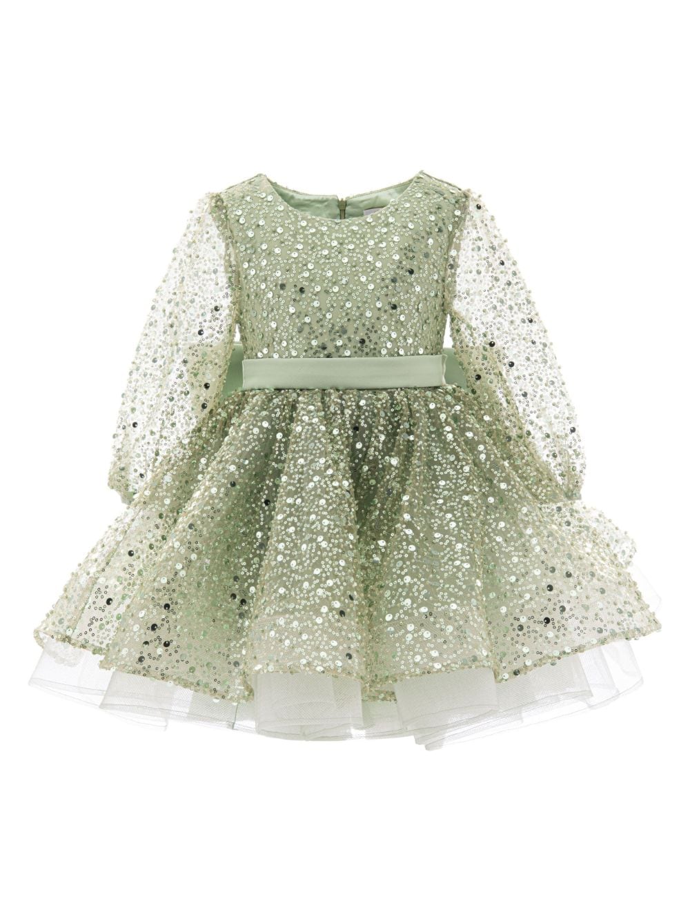 Tulleen Pradera bow-detailing dress - Green von Tulleen