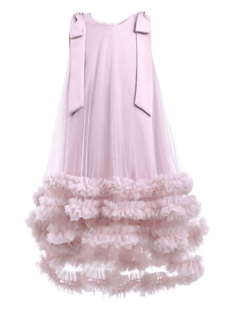 Tulleen Violeta ruffled tulle-overlay dress - Pink von Tulleen