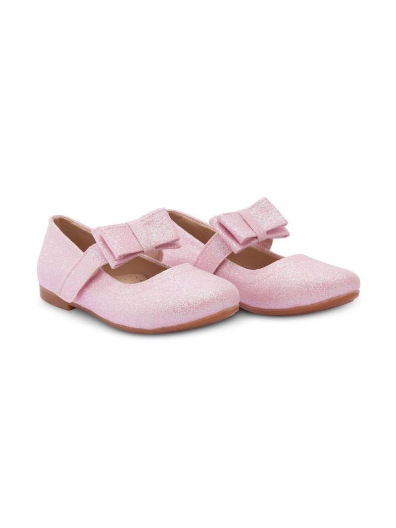 Tulleen bow-detail ballerina shoes - Pink von Tulleen