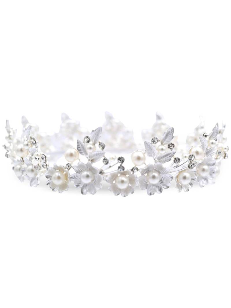 Tulleen crystal-embellished crown - Silver von Tulleen