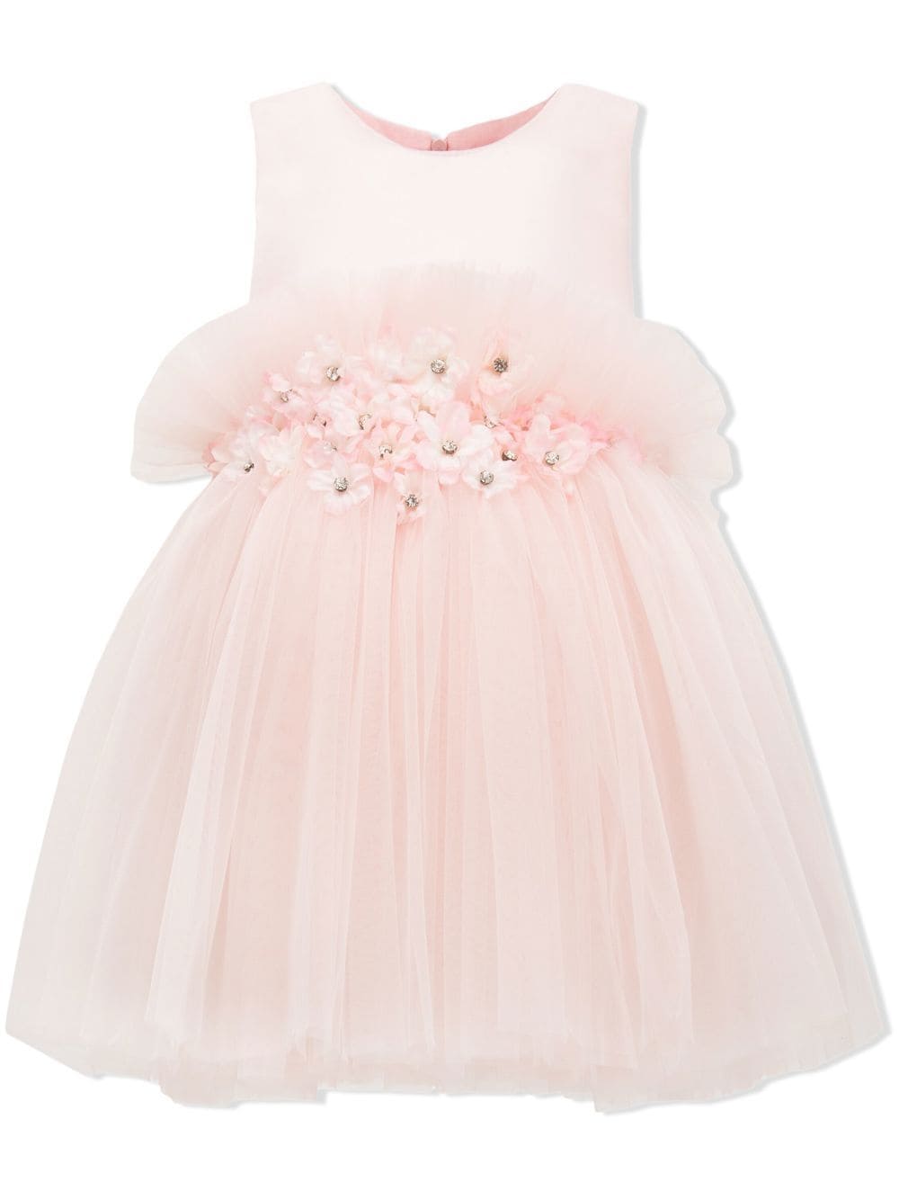 Tulleen floral-appliqué tulle dress - Pink von Tulleen