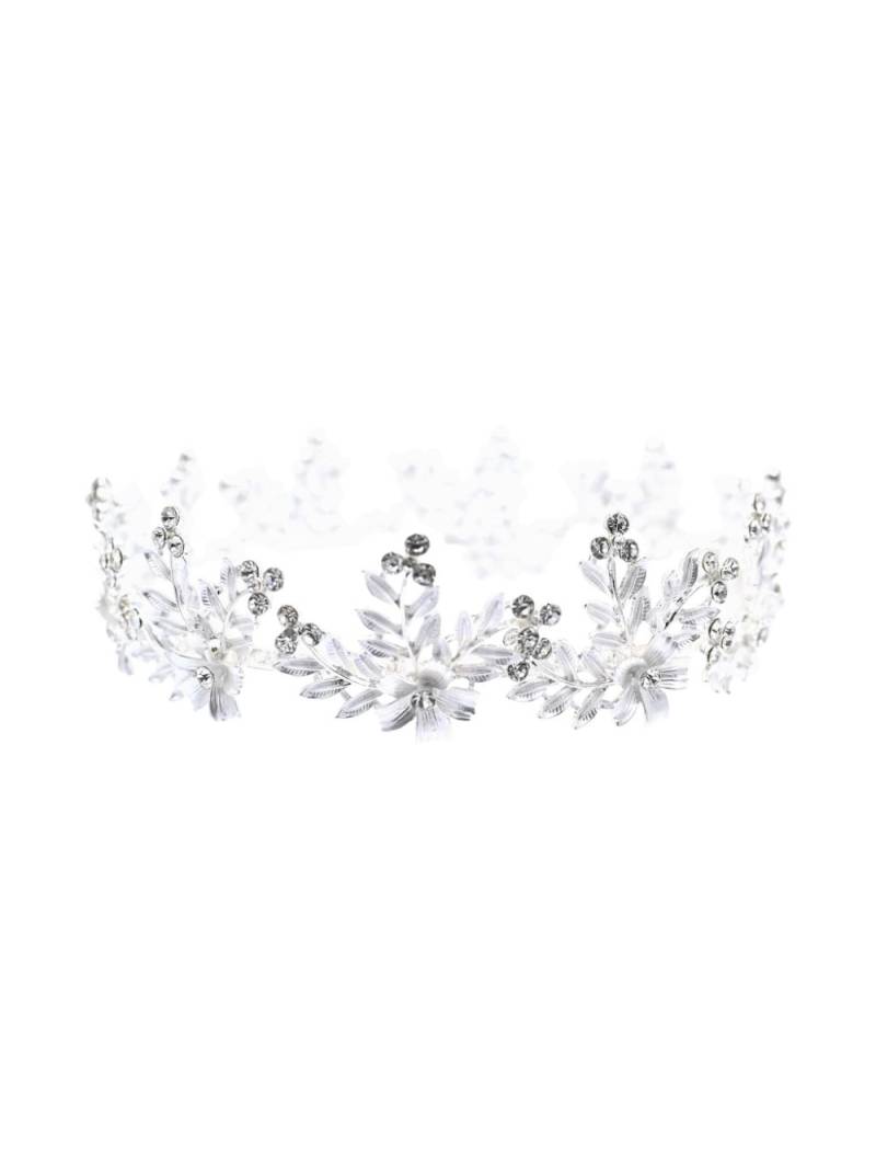 Tulleen floral wreath crown - Silver von Tulleen