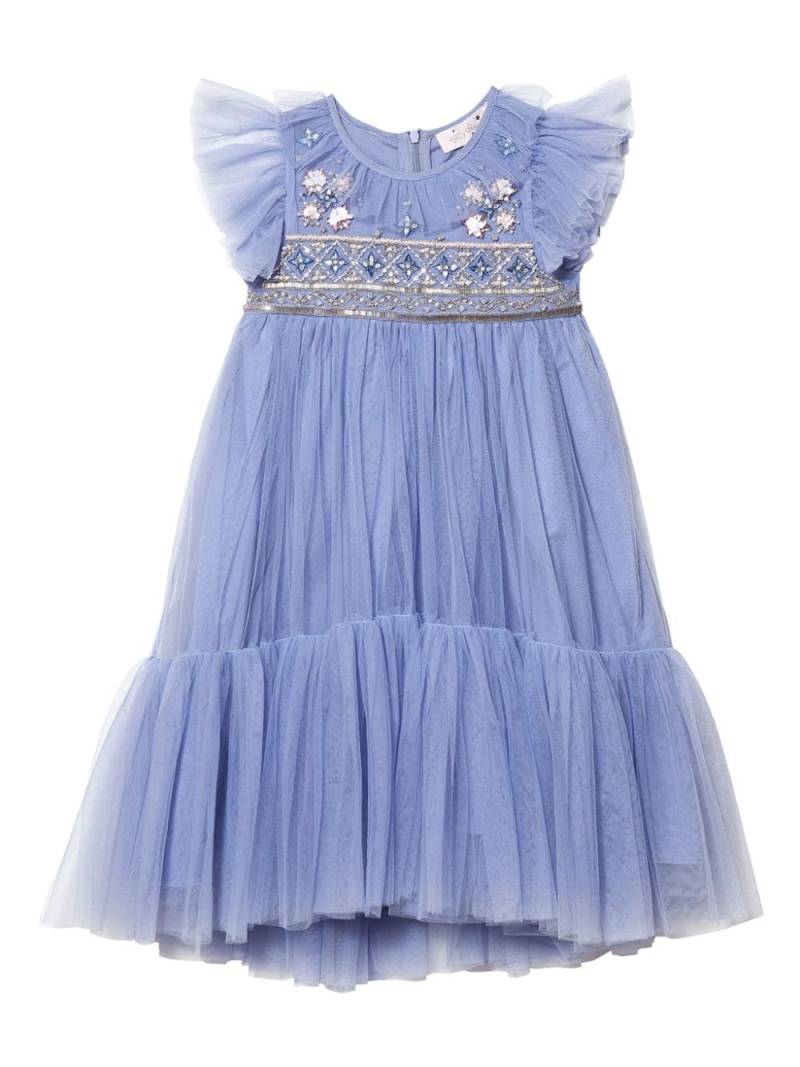 Tutu Du Monde Antoinette embroidered tulle dress - Blue von Tutu Du Monde