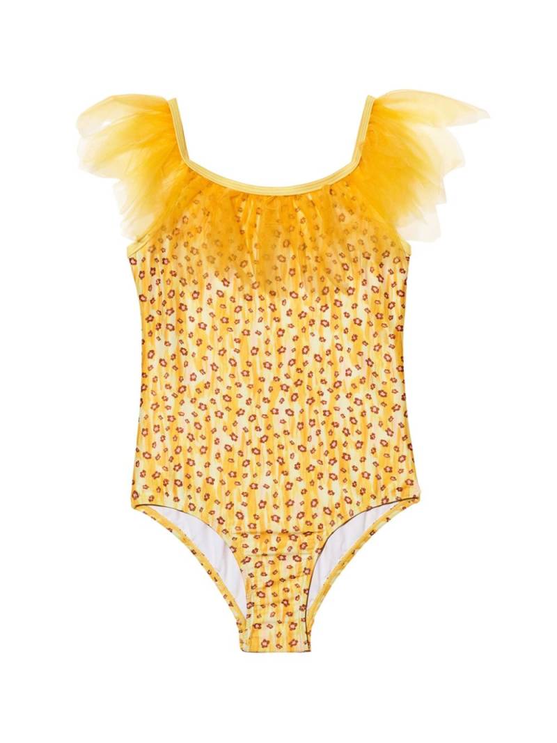 Tutu Du Monde Bananarama ruffle-trim swimsuit - Yellow von Tutu Du Monde