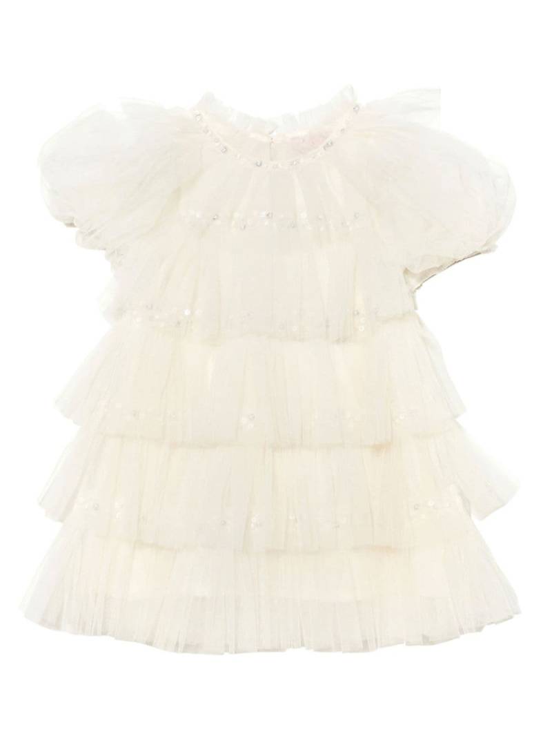 Tutu Du Monde Bébé Love Parade tiered tulle dress - White von Tutu Du Monde