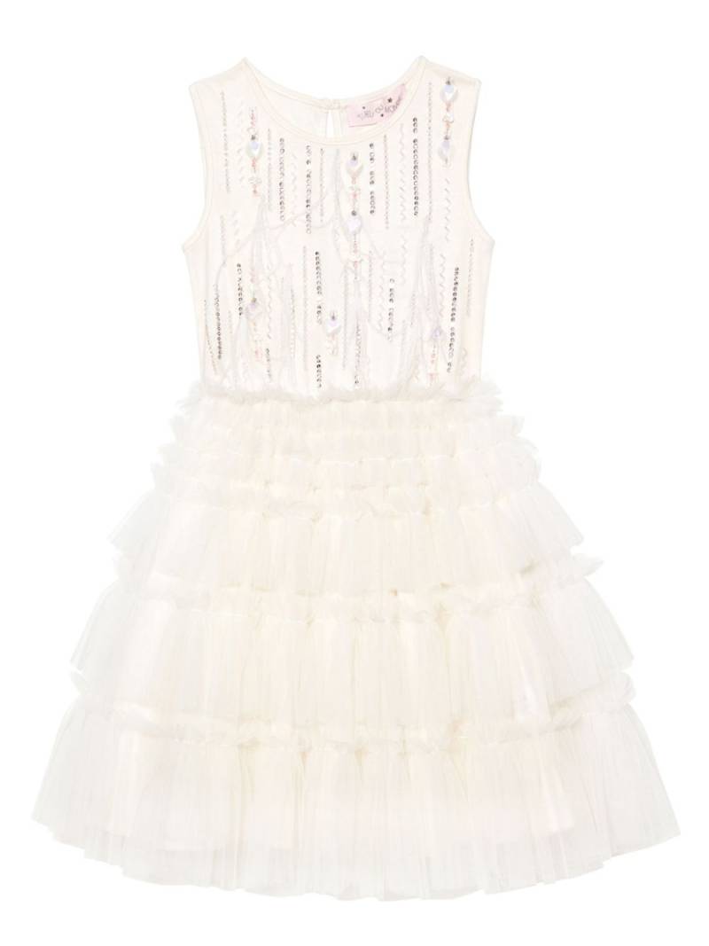 Tutu Du Monde Dauphinette sequinned tulle dress - Neutrals von Tutu Du Monde