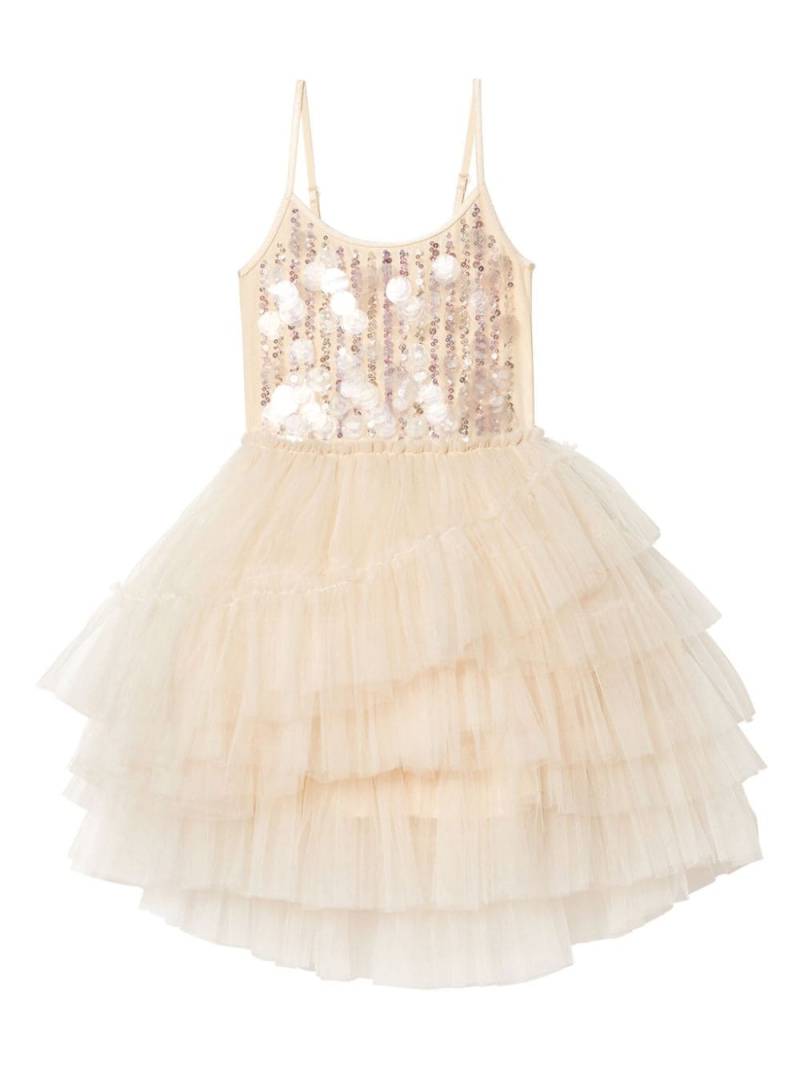 Tutu Du Monde Paillette sequinned tulle dress - Neutrals von Tutu Du Monde