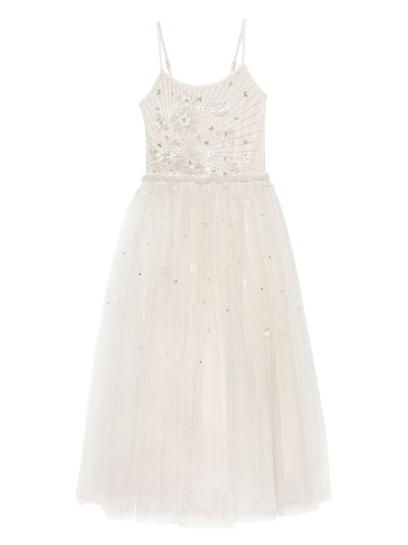 Tutu Du Monde Ceramic embellished tutu dress - Neutrals von Tutu Du Monde