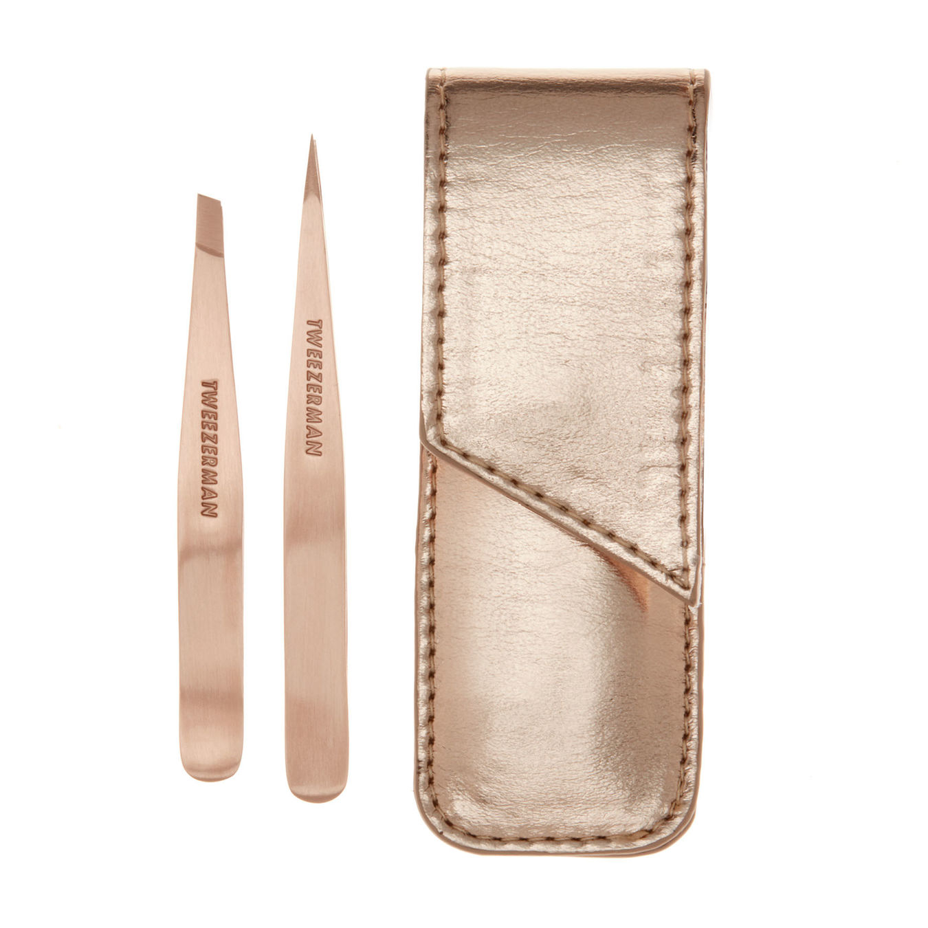 Tweezerman Mini Pinzetten Set Rose Gold 1ST von Tweezerman