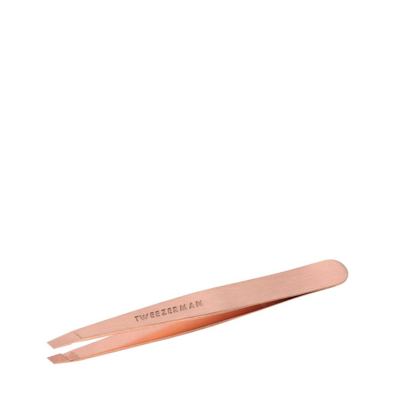 Tweezerman Rose Gold Slant Tweezer Schräge Pinzette Rose Gold 1ST von Tweezerman