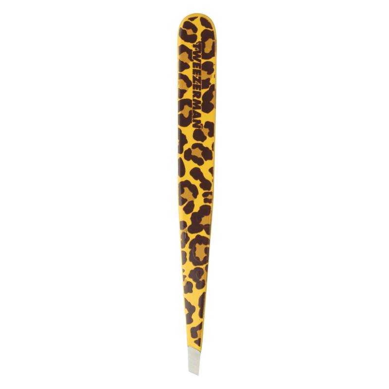 Tweezerman - Slant Pinzette Leopard Print von Tweezerman