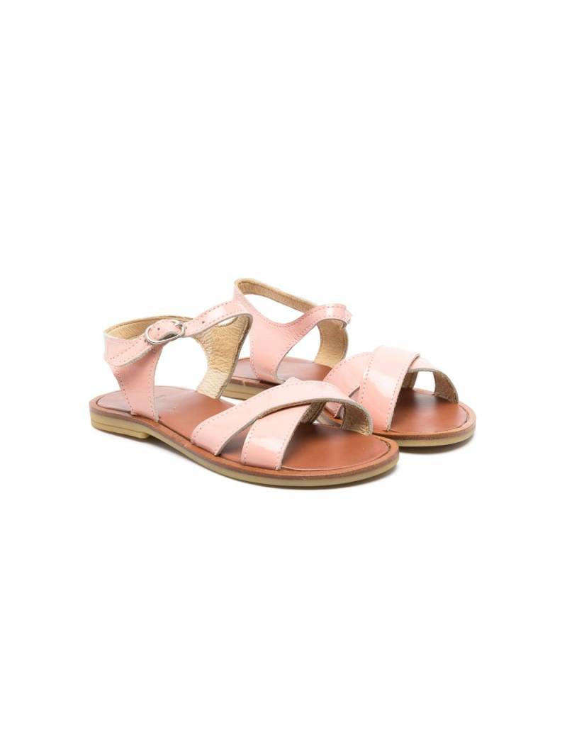 Two Con Me By Pépé ankle-strap leather sandals - Pink von Two Con Me By Pépé