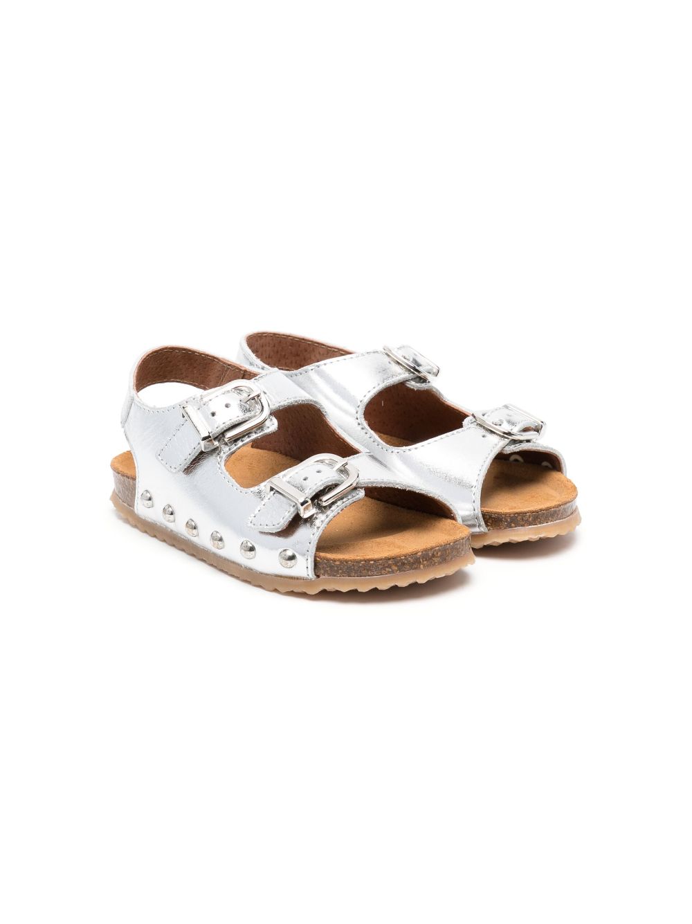 Two Con Me By Pépé metallic leather sandals - Silver von Two Con Me By Pépé