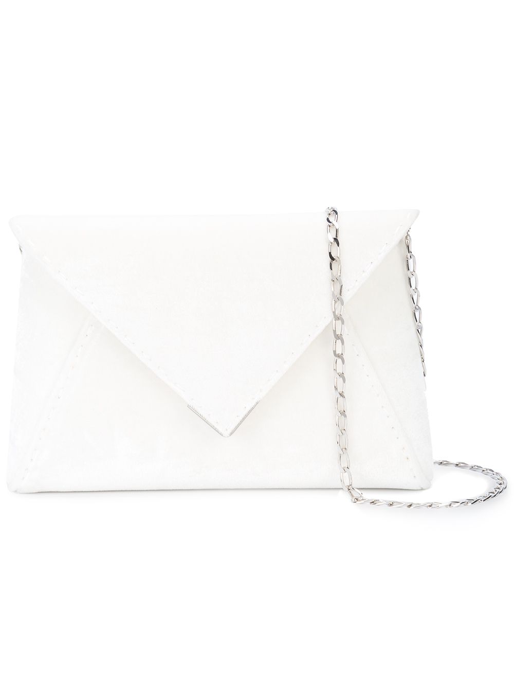 Tyler Ellis Lee Pouchet small clutch - White von Tyler Ellis