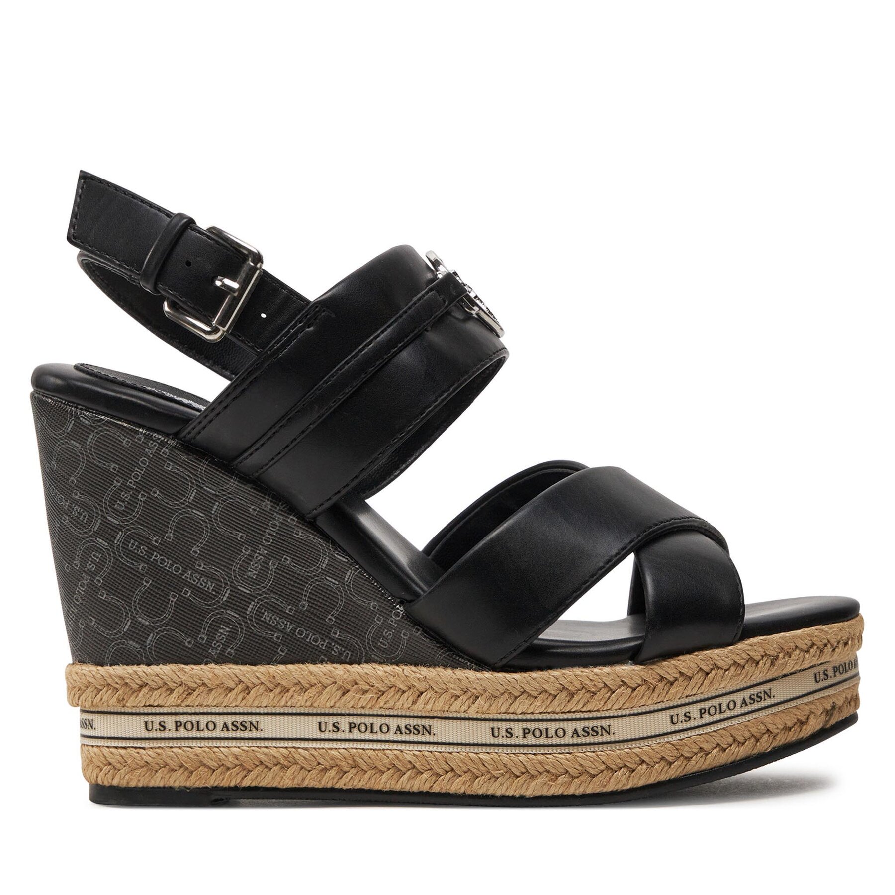 Espadrilles U.S. Polo Assn. Aylin016 Schwarz von U.S. Polo Assn.