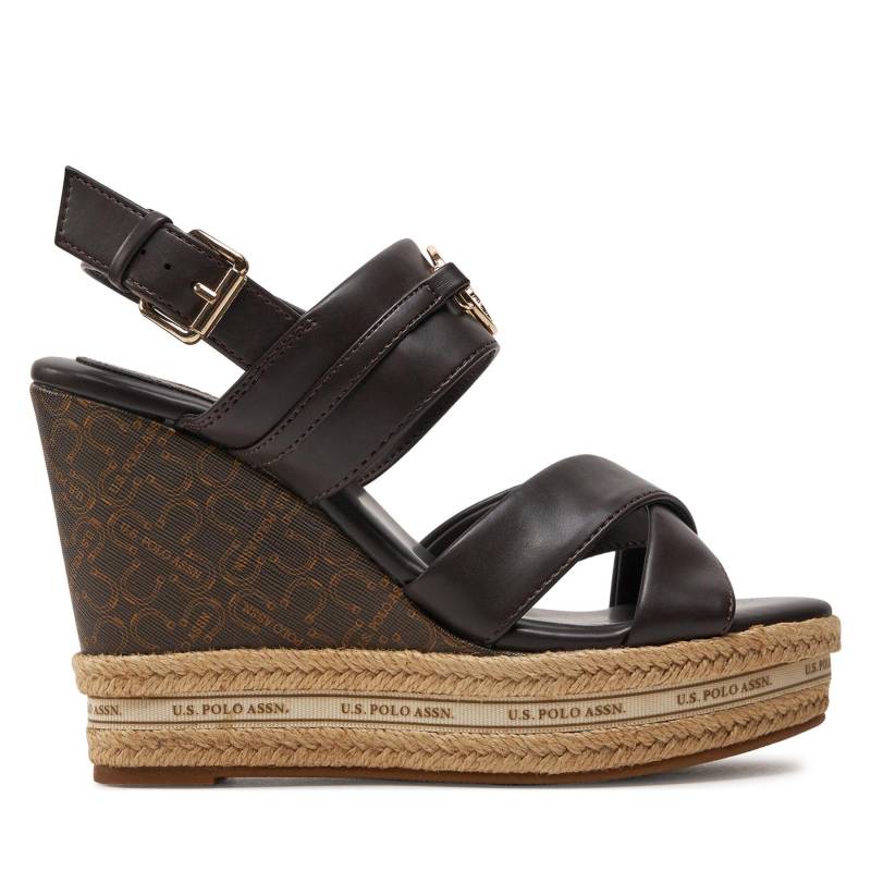 Espadrilles U.S. Polo Assn. Aylin016 Braun von U.S. Polo Assn.