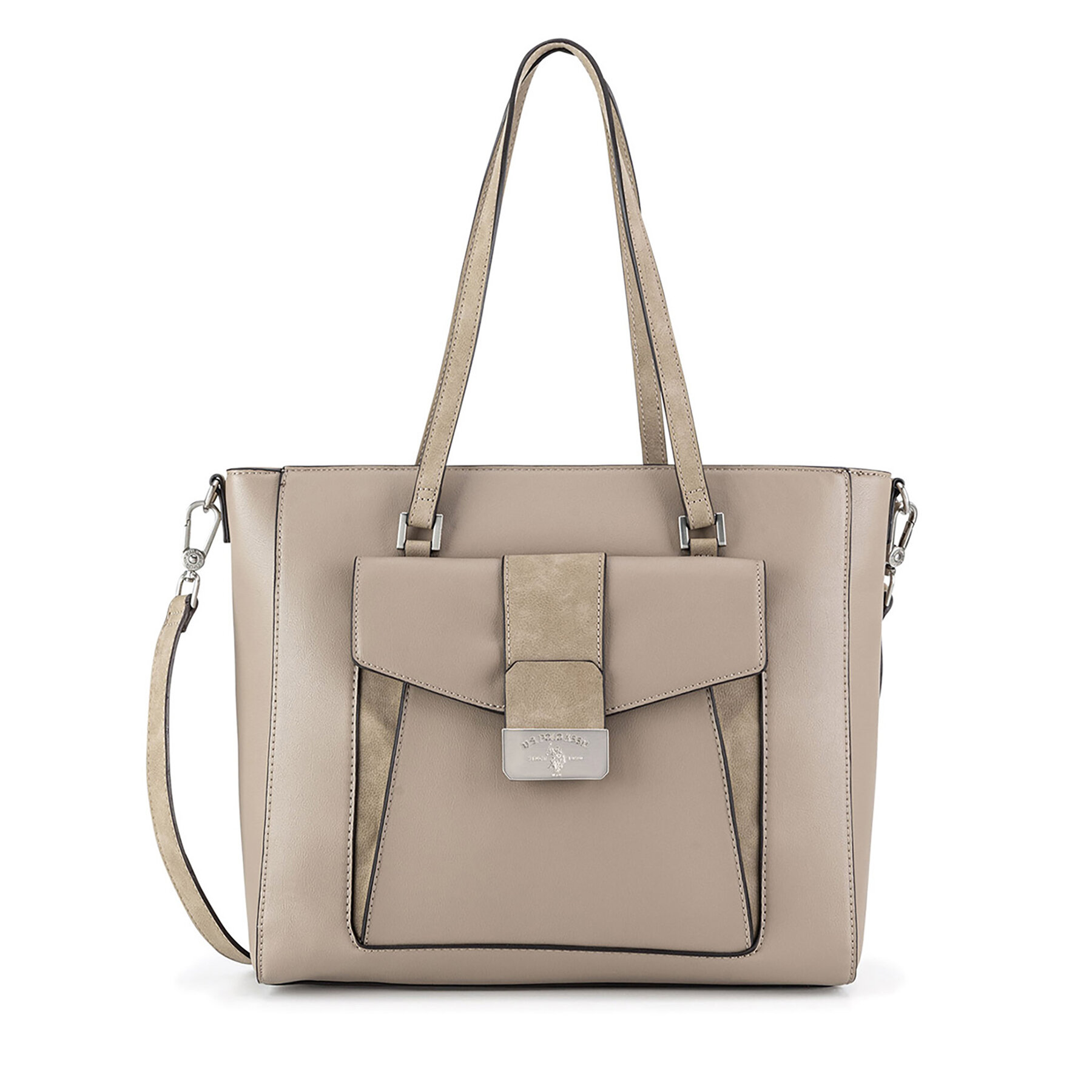 Handtasche U.S. Polo Assn. BIUXT8422WVP Beige von U.S. Polo Assn.