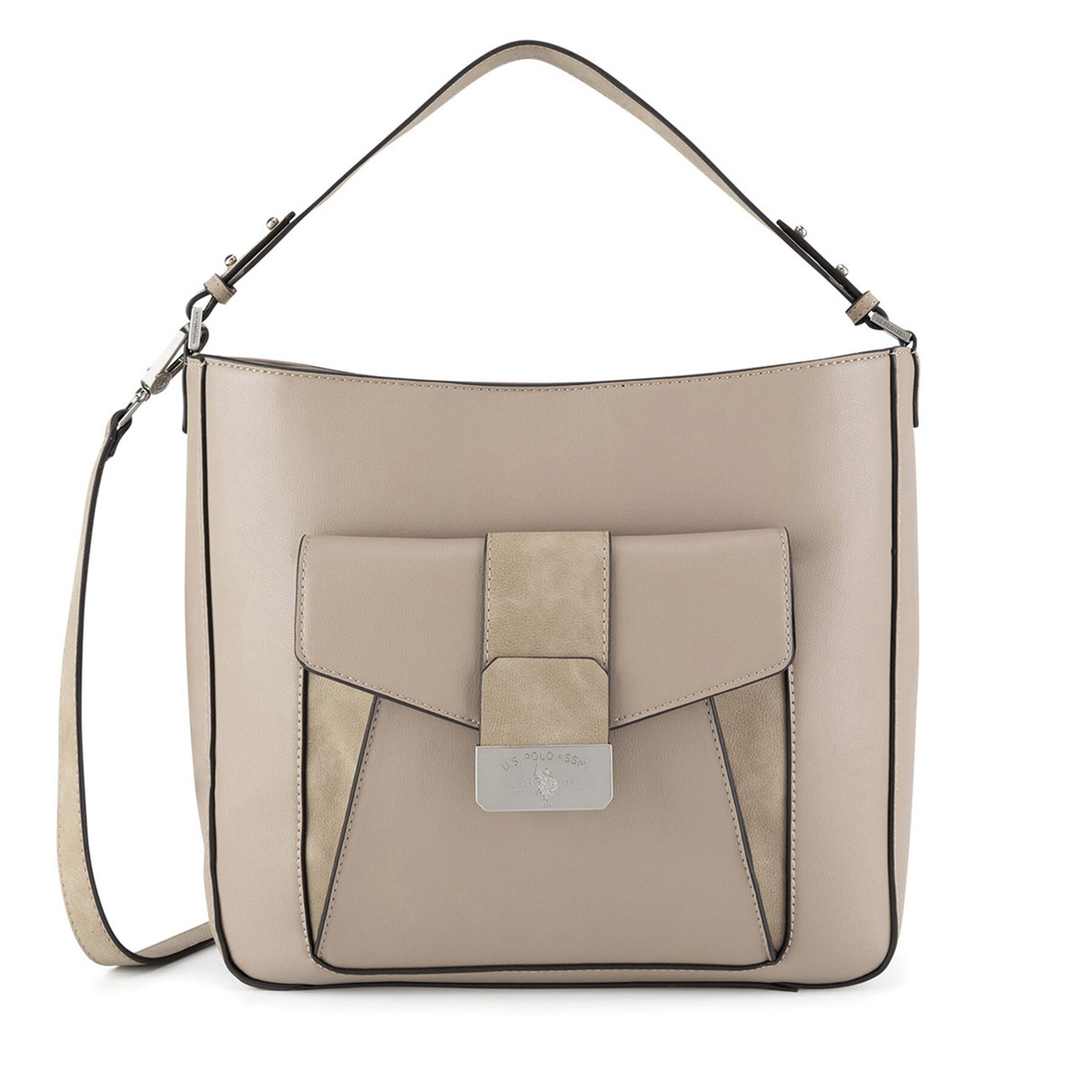 Handtasche U.S. Polo Assn. BIUXT8425WVP Beige von U.S. Polo Assn.