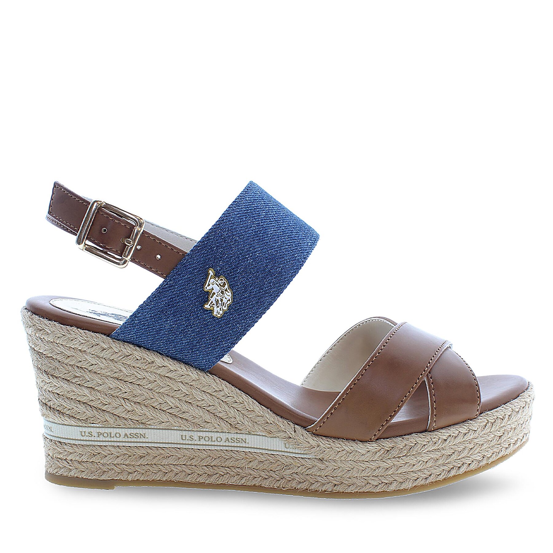 Espadrilles U.S. Polo Assn. Alyss ALYSSA011 Braun von U.S. Polo Assn.