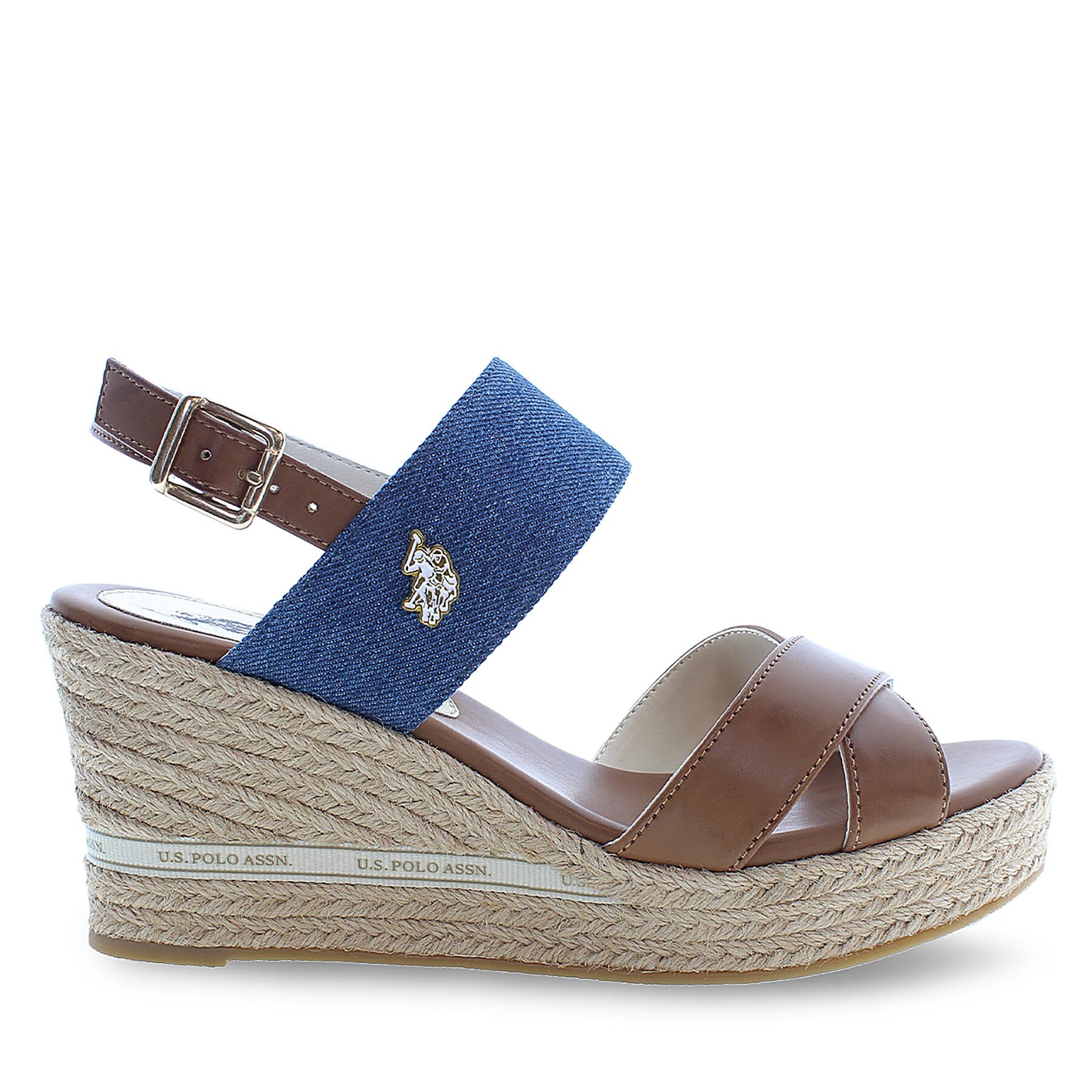 Espadrilles U.S. Polo Assn. Alyss ALYSSA011 Braun Espadrilles U.S. Polo Assn. Alyss ALYSSA011 Braun von U.S. Polo Assn.