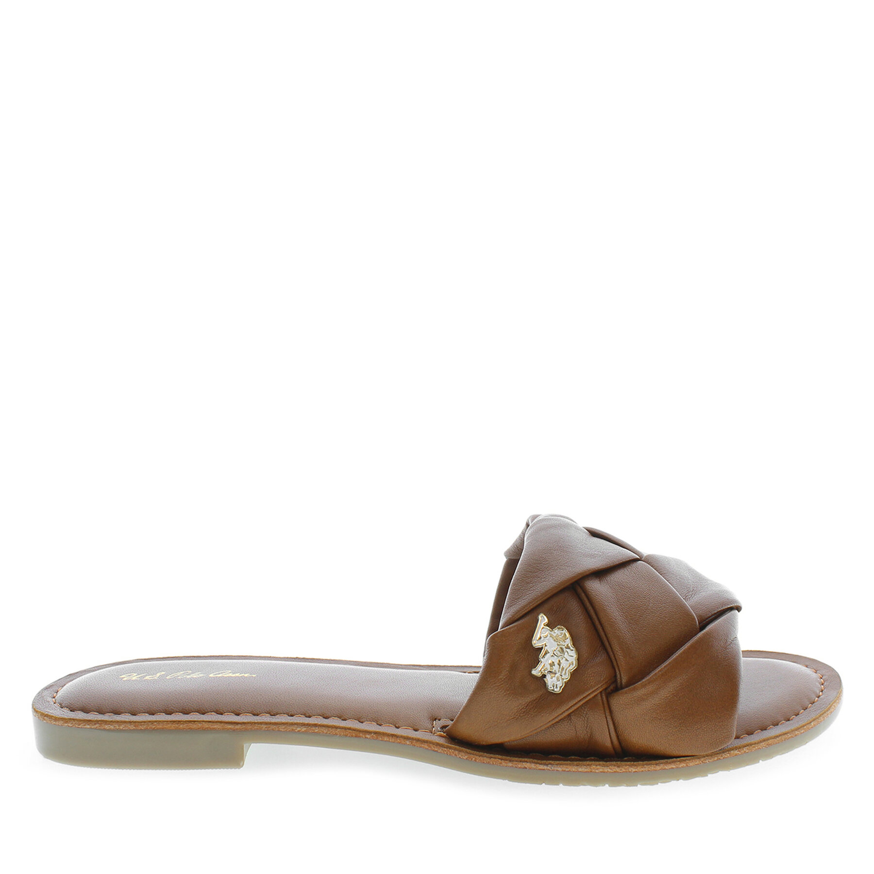 Sandalen U.S. Polo Assn. Linda LINDA003 LTH Braun von U.S. Polo Assn.