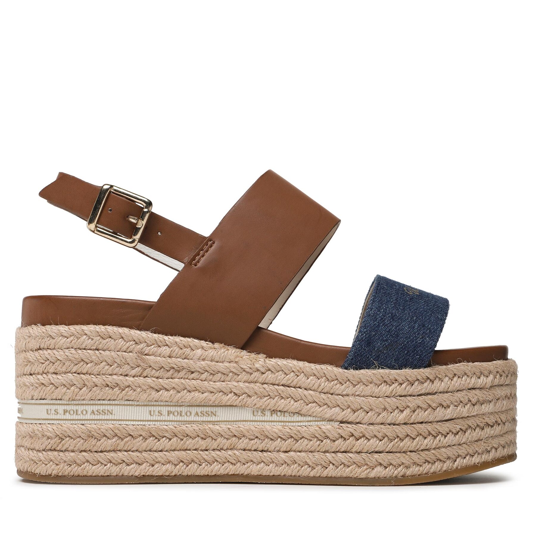 Espadrilles U.S. Polo Assn. Loren LOREN007 Braun von U.S. Polo Assn.