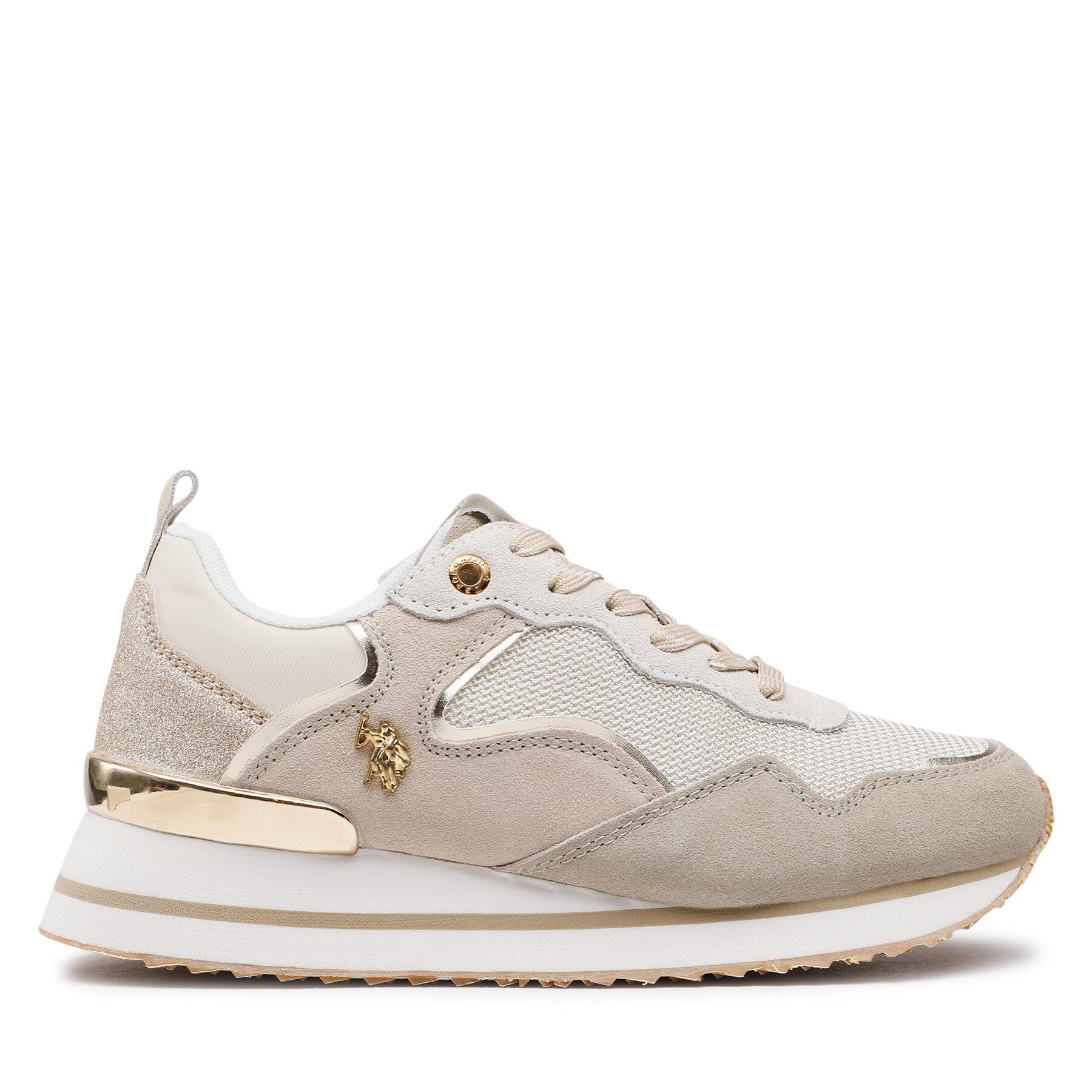 Sneakers U.S. Polo Assn. Layla001A LAYLA001W/BSN1 Beige von U.S. Polo Assn.