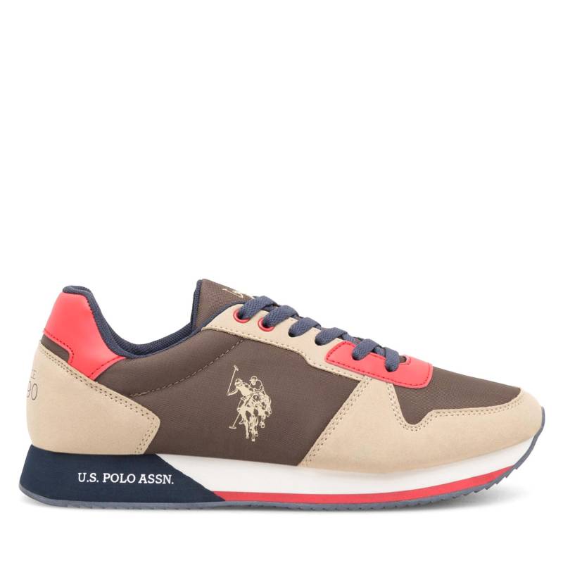 Sneakers U.S. Polo Assn. NOBIL011M/CNH1 Khakifarben von U.S. Polo Assn.